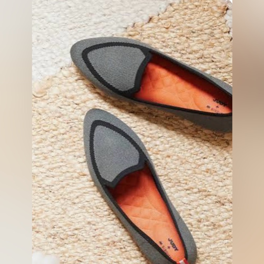BIRDIES/JUDY BLUE collab Gray Women's FLATS